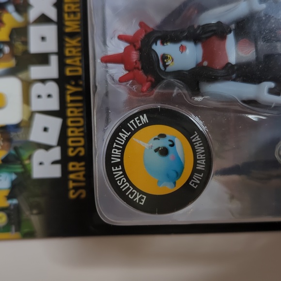 Roblox Star Sorority: Dark Mermaid Evil Narwhal Virtual Item - Picture 6 of 6